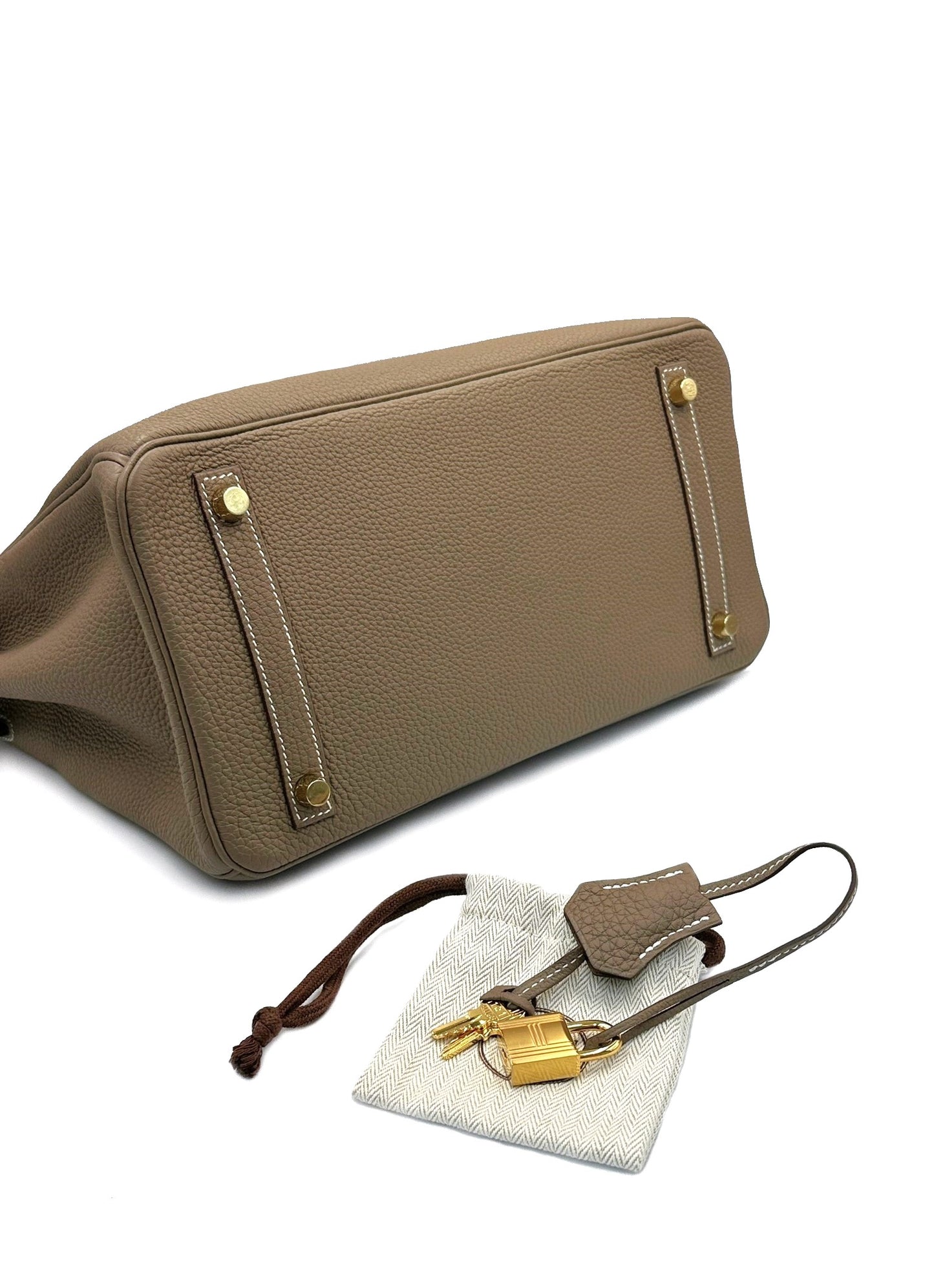 HERMES BirKin 30 - 大象灰金