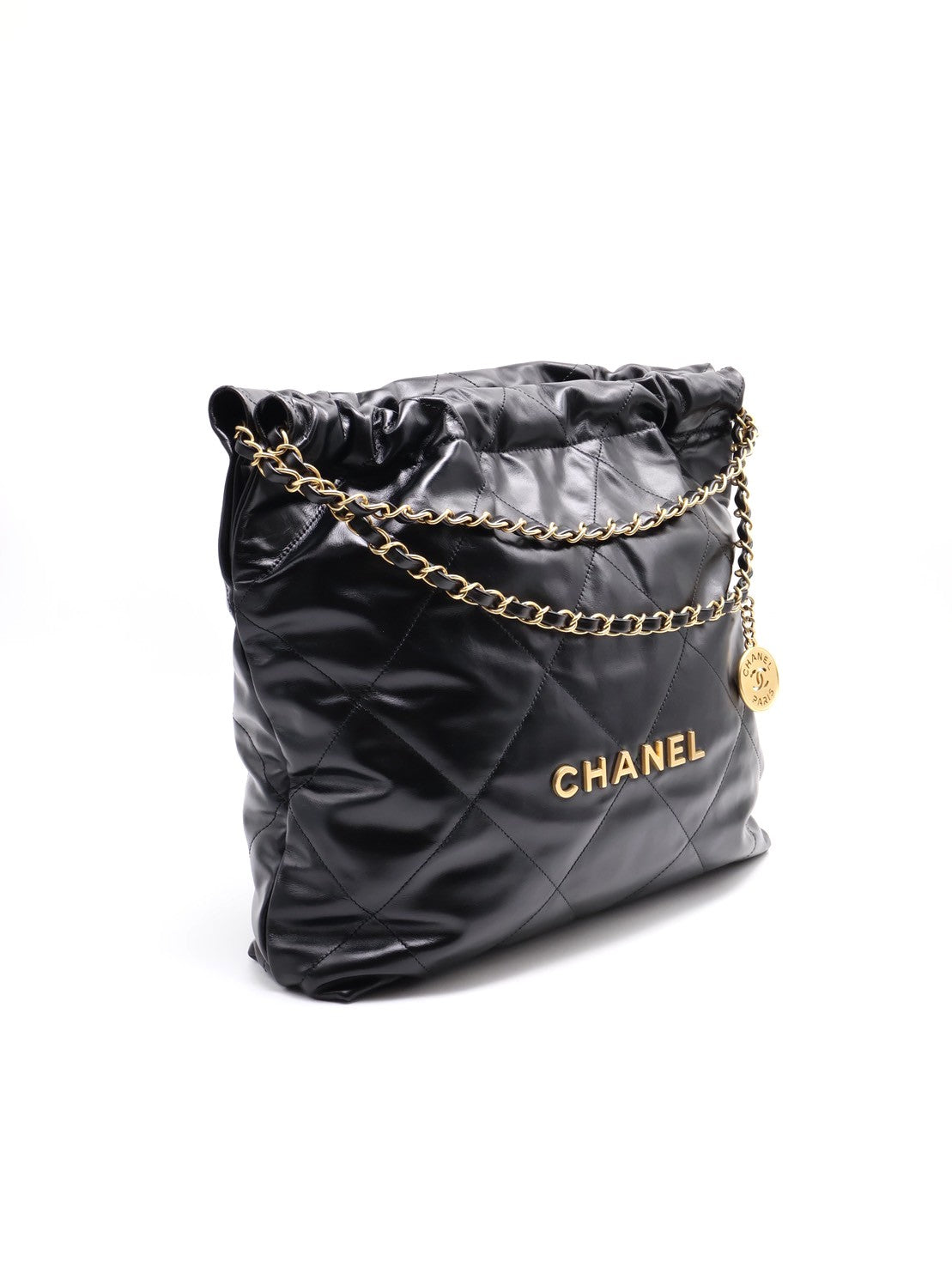 CHANEL 22 Bag - 中號黑金
