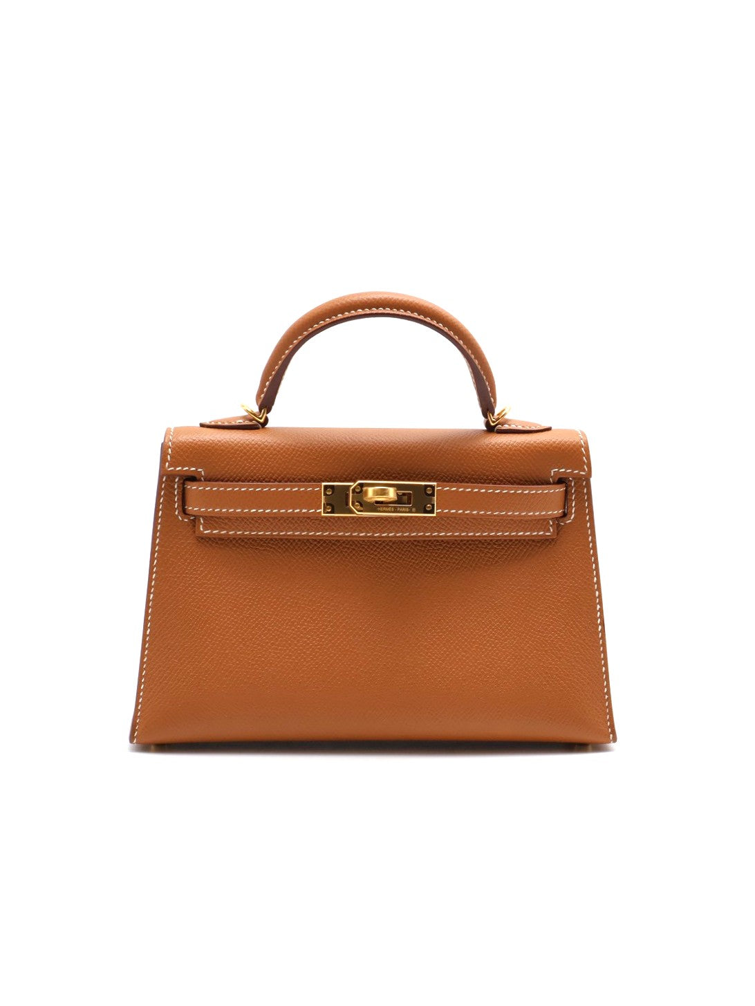 HERMES Mini kelly ll - 金棕金 Y