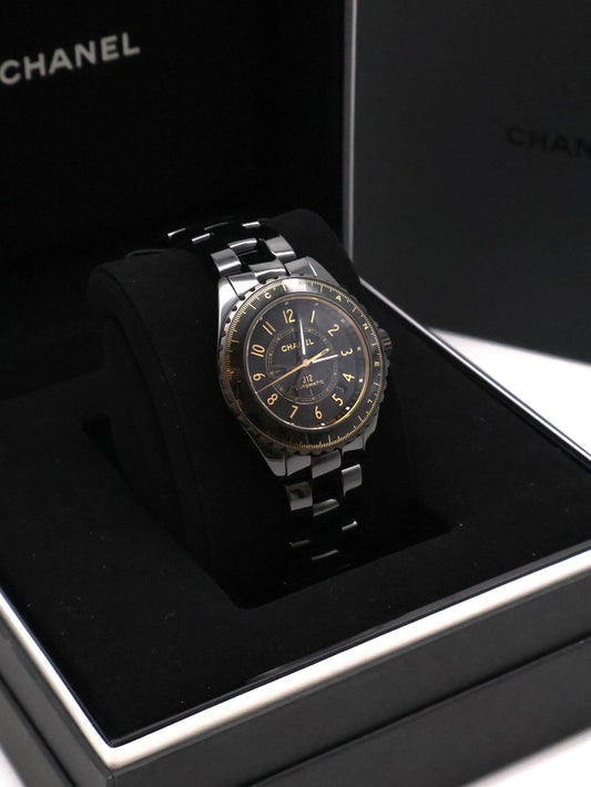 CHANEL J12 Calibre 12.1型機芯限量腕錶 - 黑金38mm