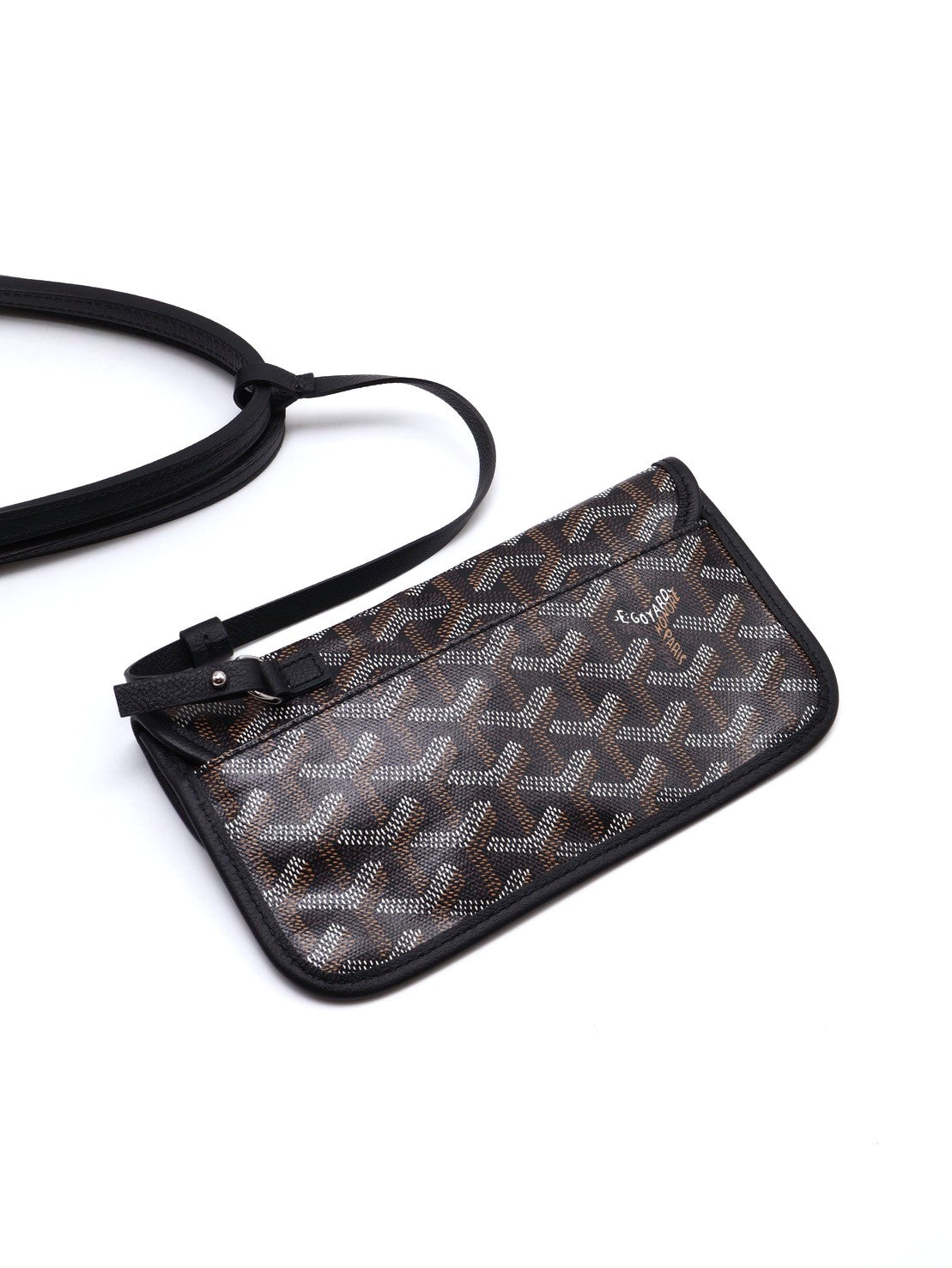 GOYARD 經典亞麻帆布Tote - 小號黑