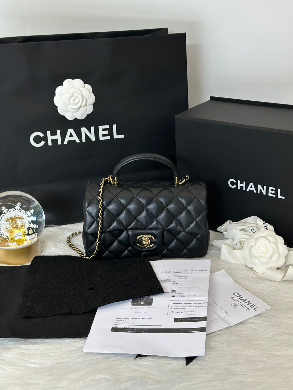 CHANEL Handle mini CF20 - 黑金