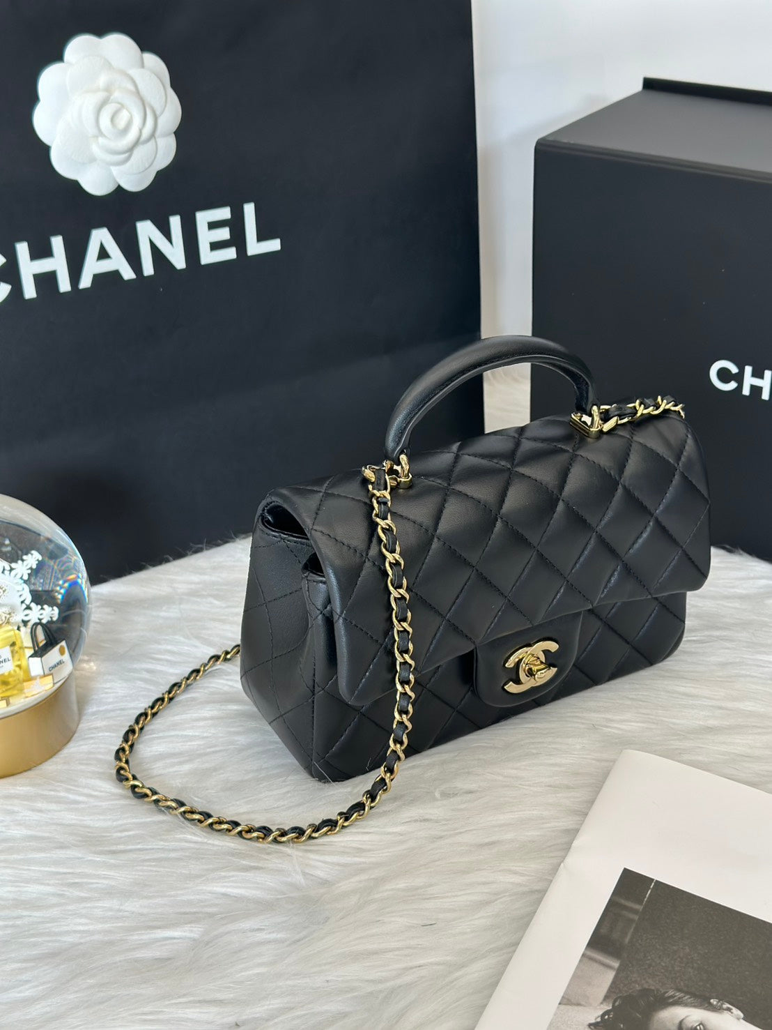 CHANEL Handle mini CF20 - 黑金