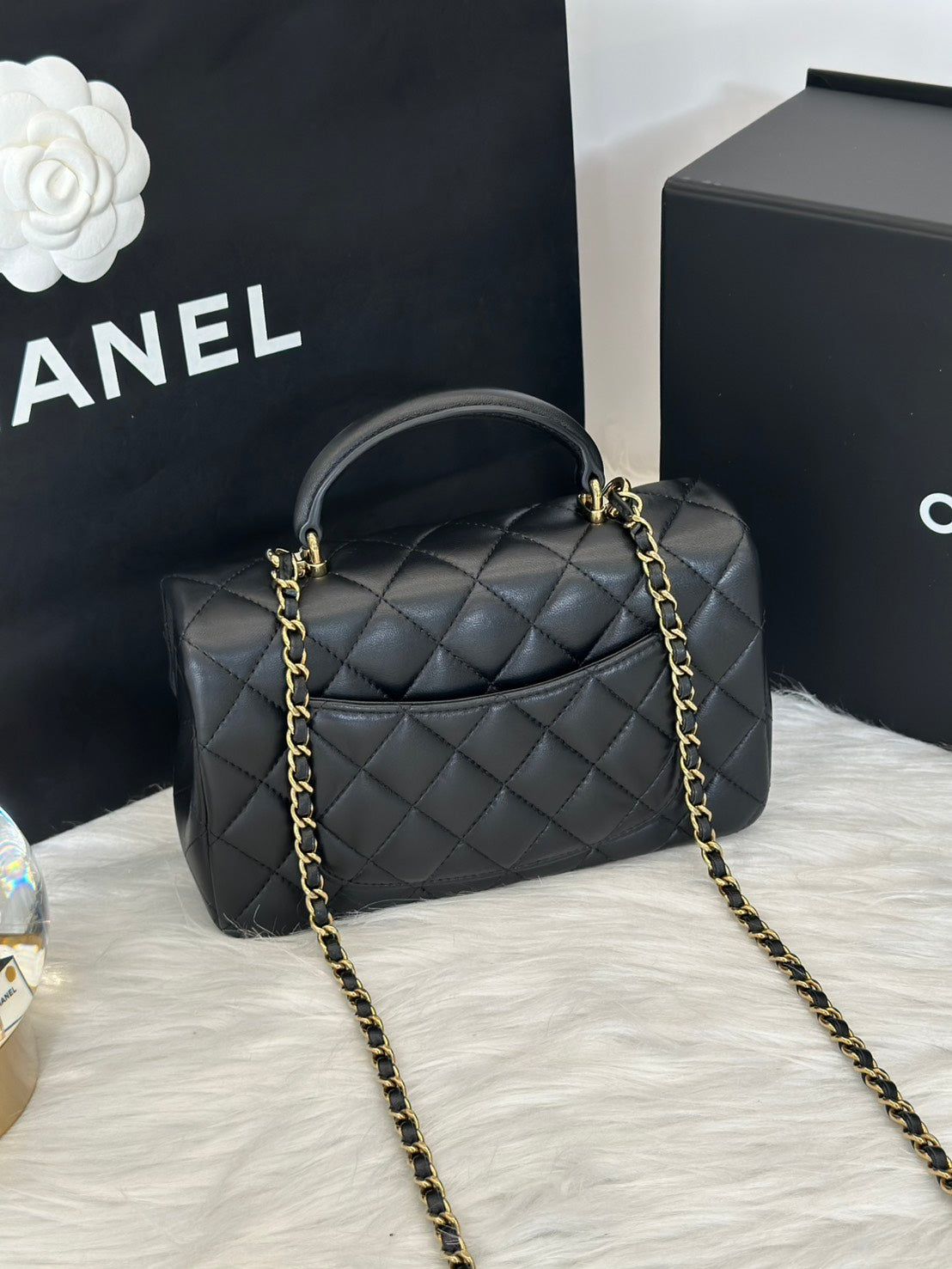 CHANEL Handle mini CF20 - 黑金