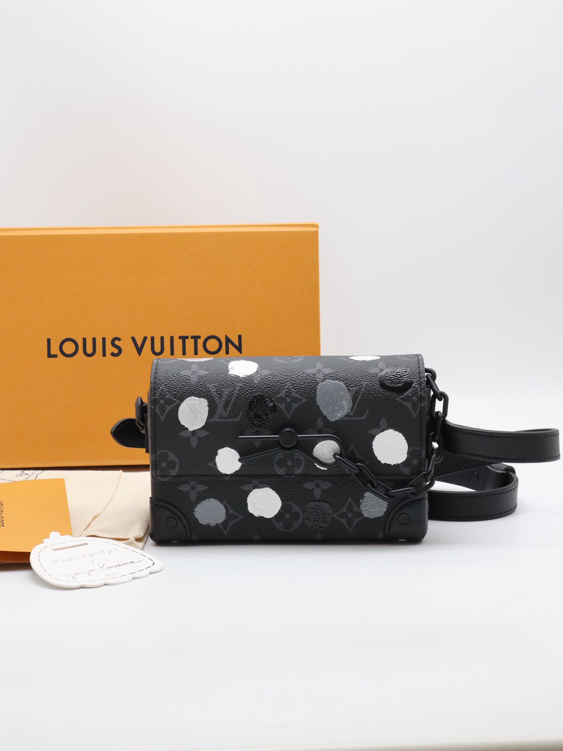 LOUIS VUITTON X 草間彌生聯名款Steamer斜背包