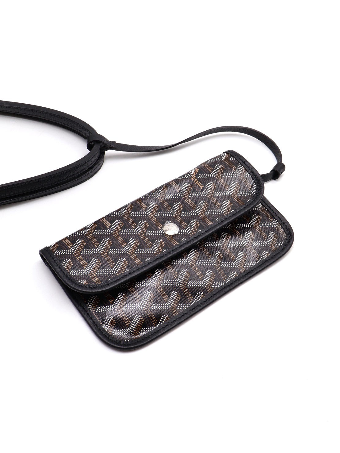GOYARD 經典亞麻帆布Tote - 小號黑