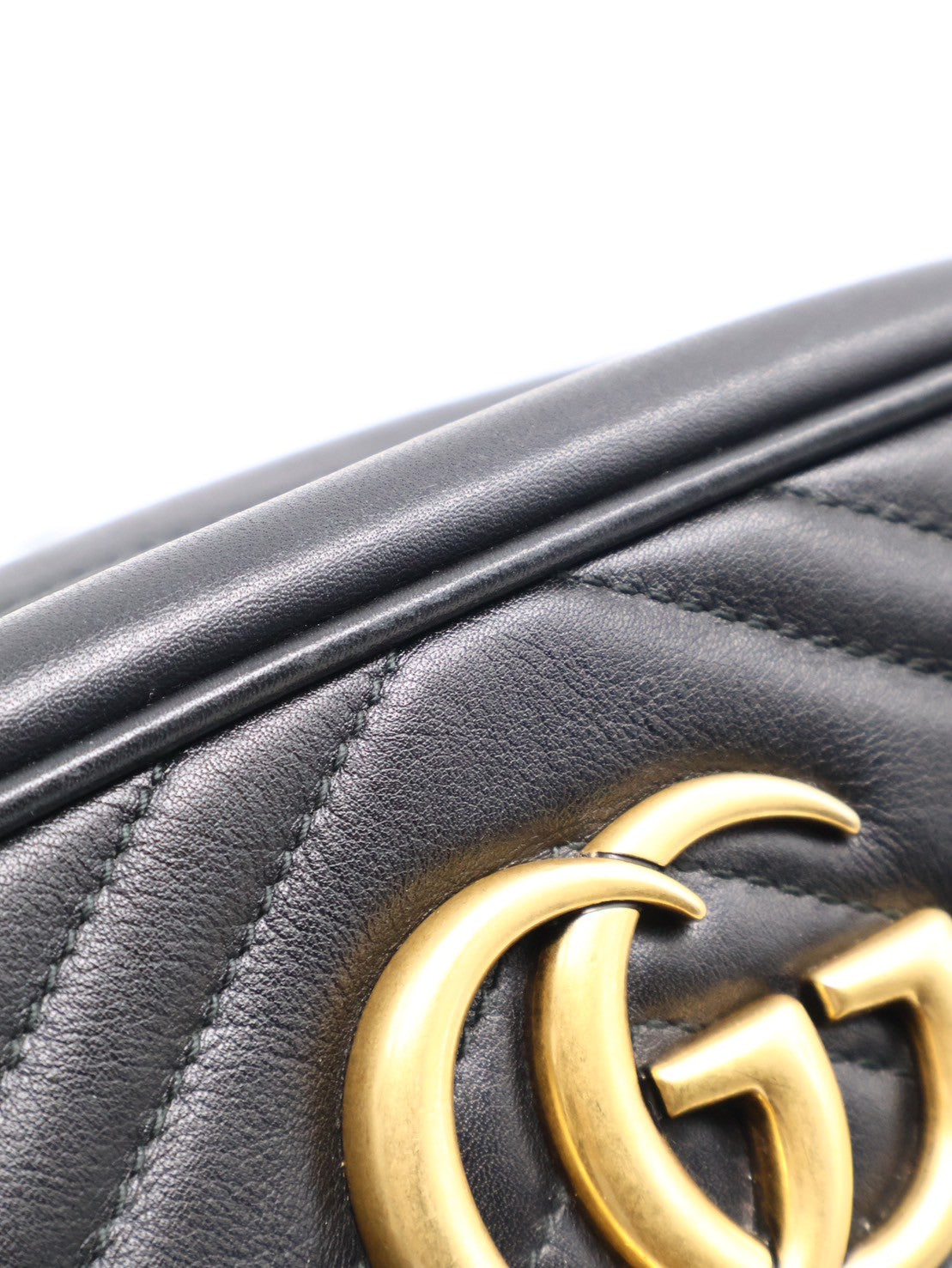 GUCCI Marmont相機包 - 小號黑金