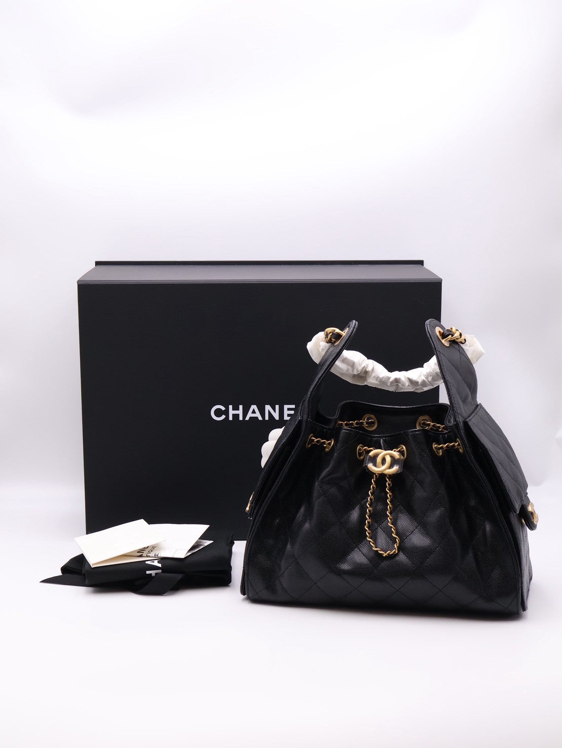 CHANEL 25 Hobo Bag - 小號黑金