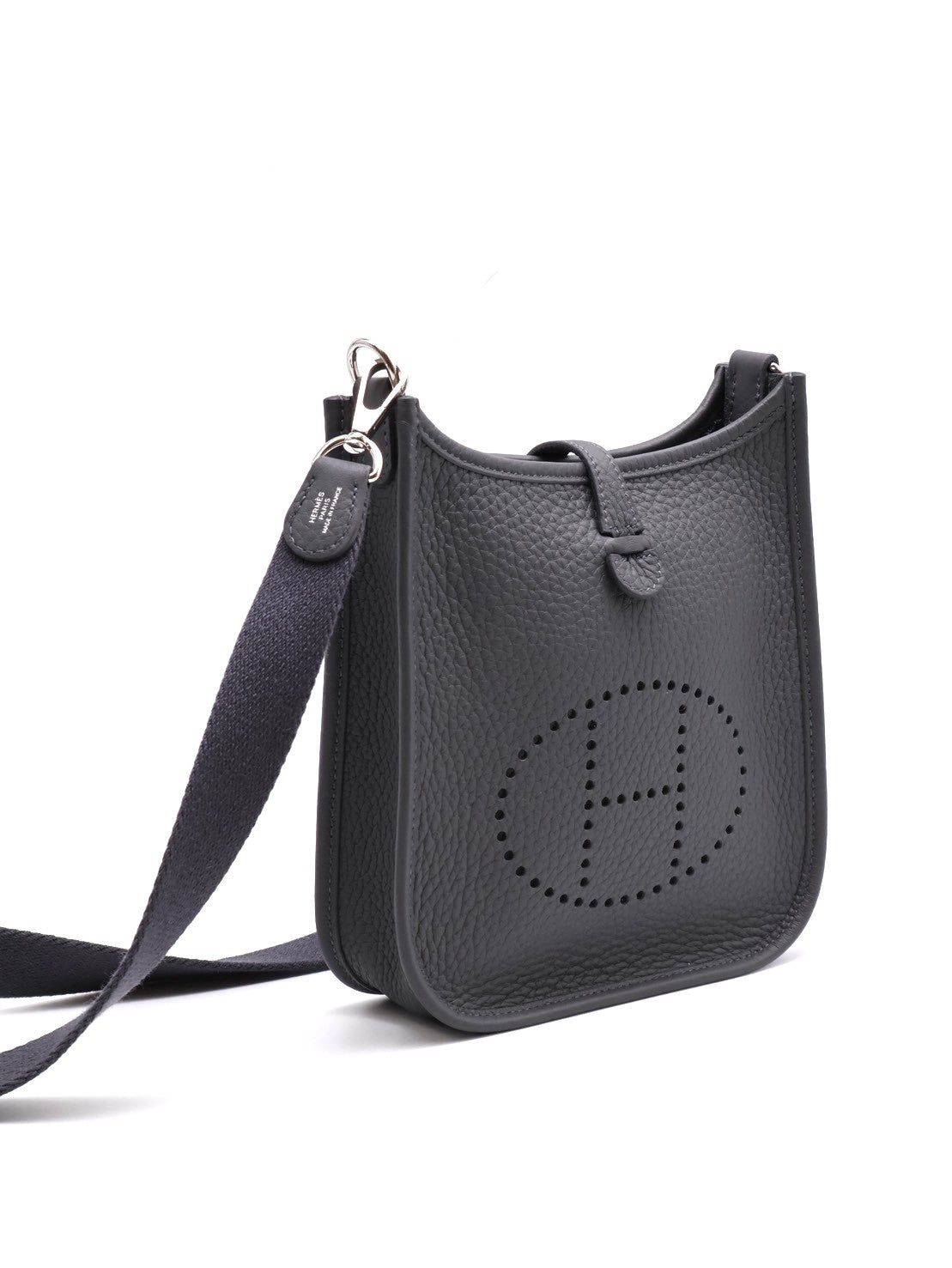 HERMES Mini evelyne - 石板灰銀