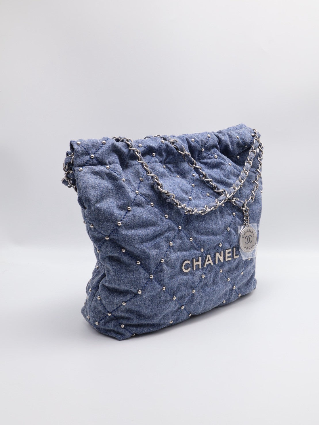 CHANEL 22 Bag - 小號牛仔鉚釘