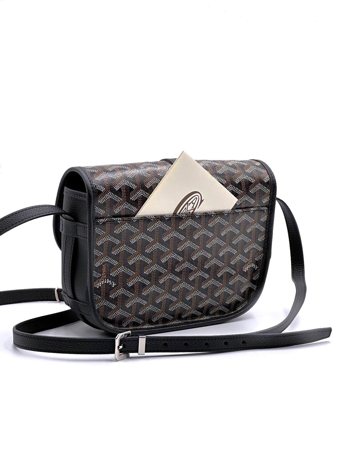 GOYARD Belvedere 郵差包 - 小號黑