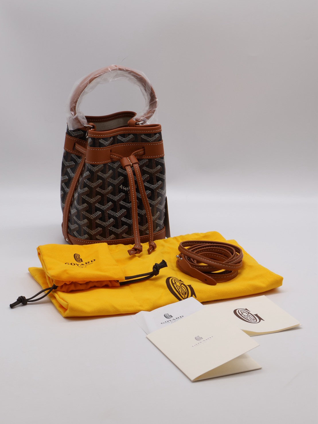 GOYARD Petit Flot水桶包 - Mini棕