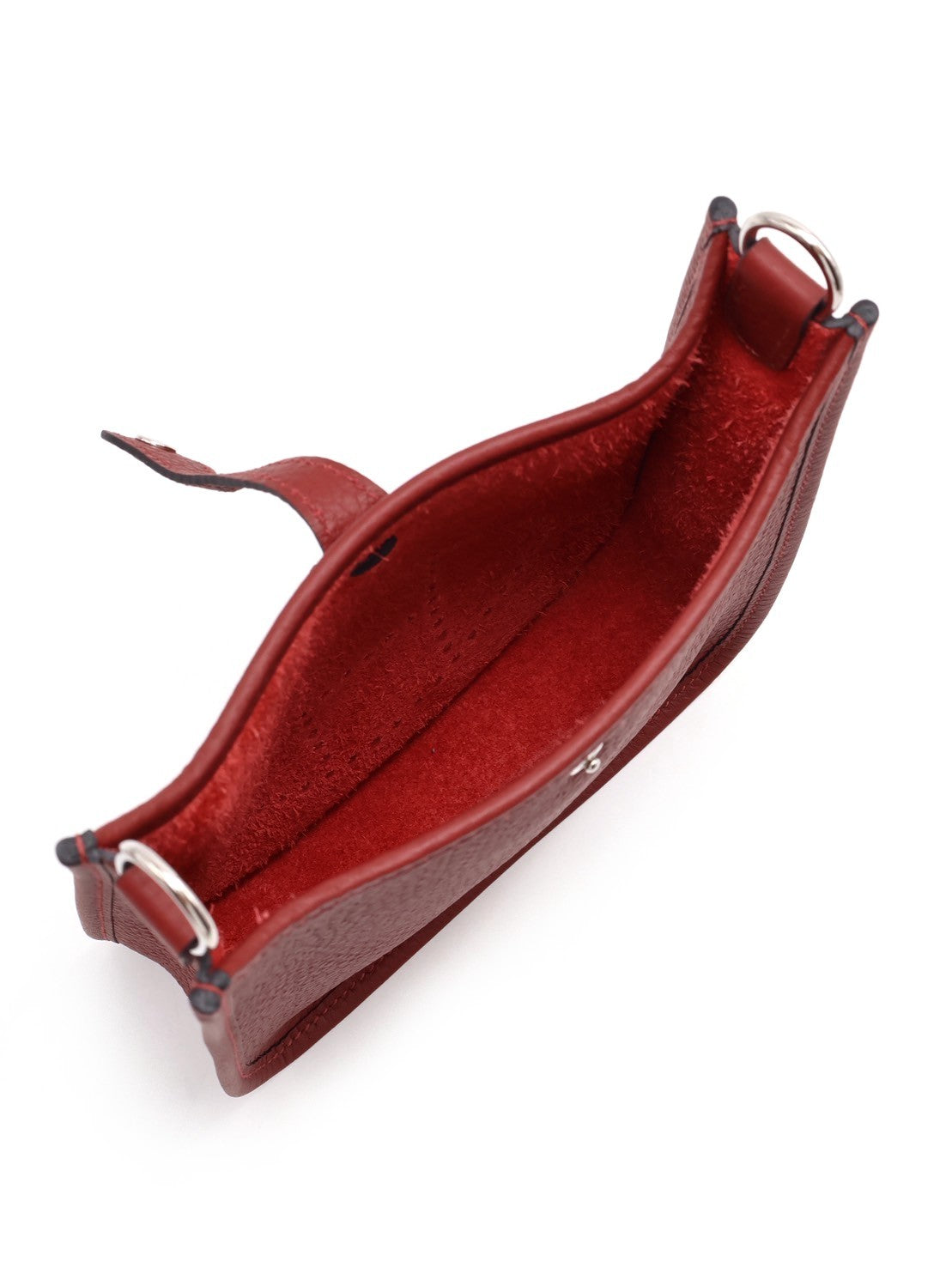 HERMES Mini evelyne - 愛馬仕紅銀
