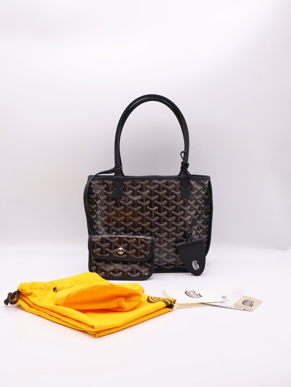 GOYARD 新版Anjou Mini Tote - 黑