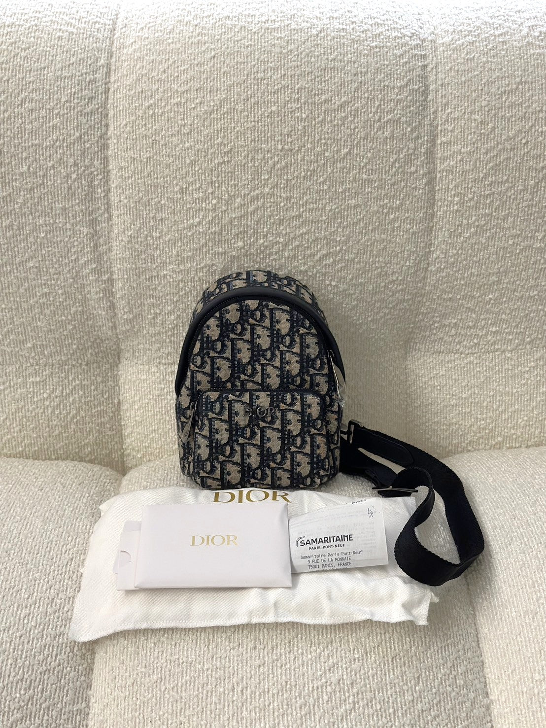 DIOR Oblique rider 迷你斜背包