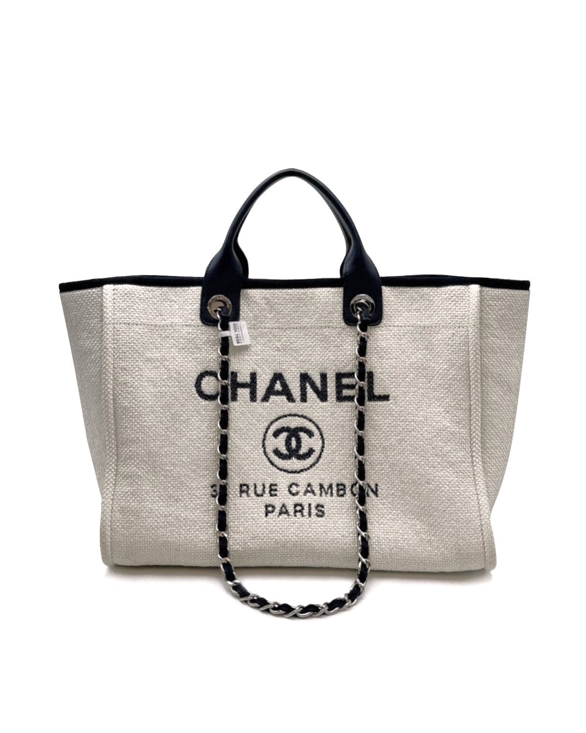 CHANEL Tote沙灘包大號 - 黑白熊貓
