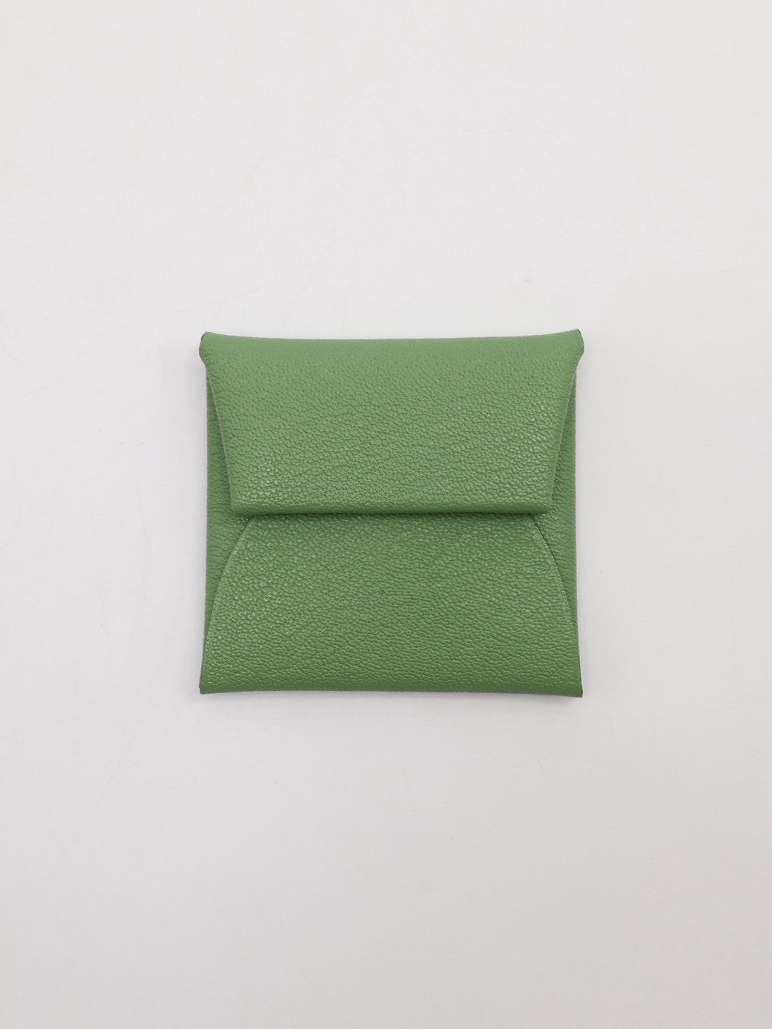 HERMES Chevre mysore bastia - 牛油果綠拚金棕