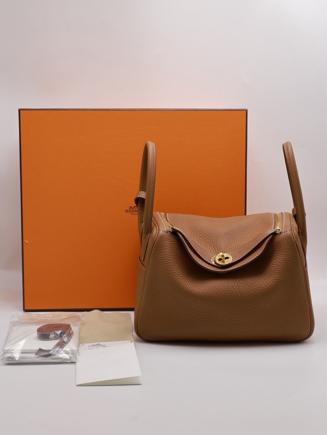 HERMES Lindy 26 - 金棕金 Z