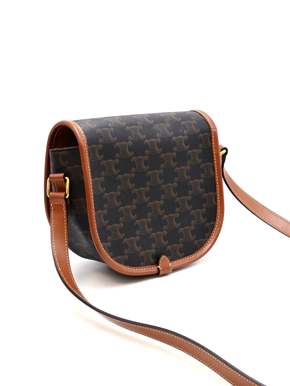 CELINE 凱旋帆布馬鞍包