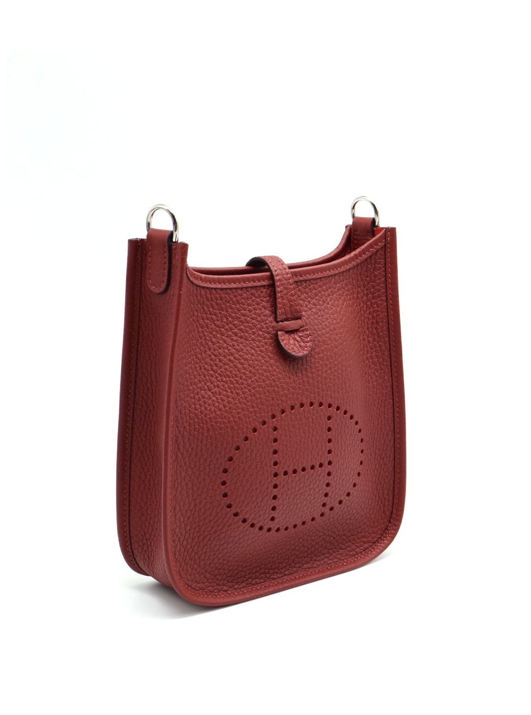 HERMES Mini evelyne - 愛馬仕紅銀