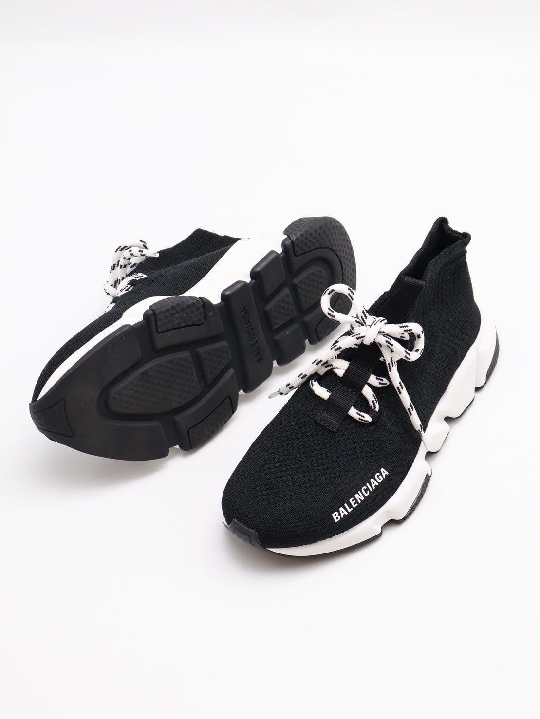 Balenciaga 襪套休閒鞋 - 黑 35