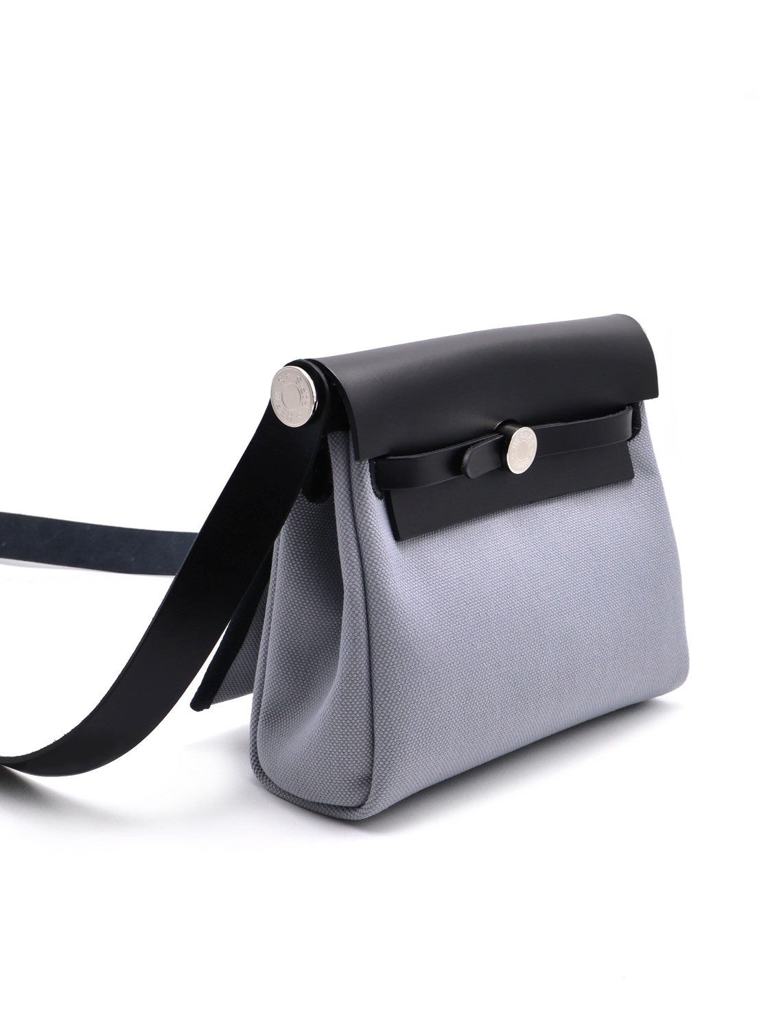HERMES Herbag zip 20 - 木偶灰 / 黑銀