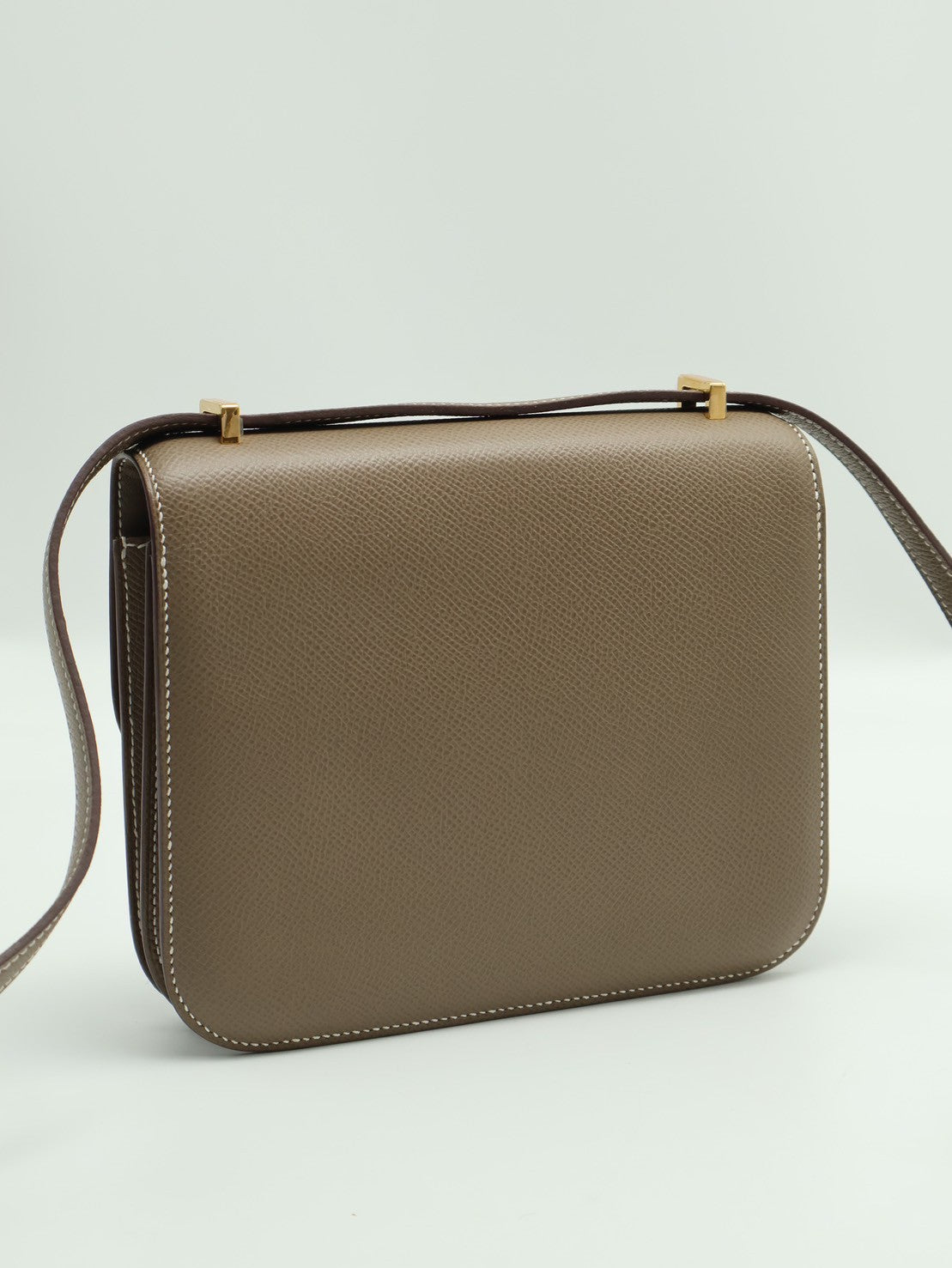 HERMES Mini constance 19 - 灰金 Z