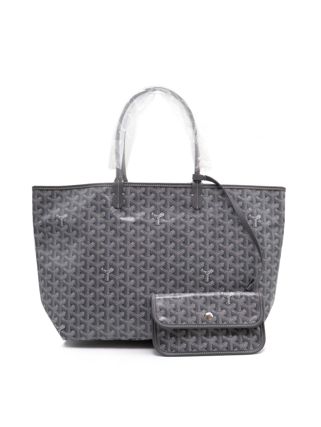 GOYARD 經典亞麻帆布Tote - 小號灰