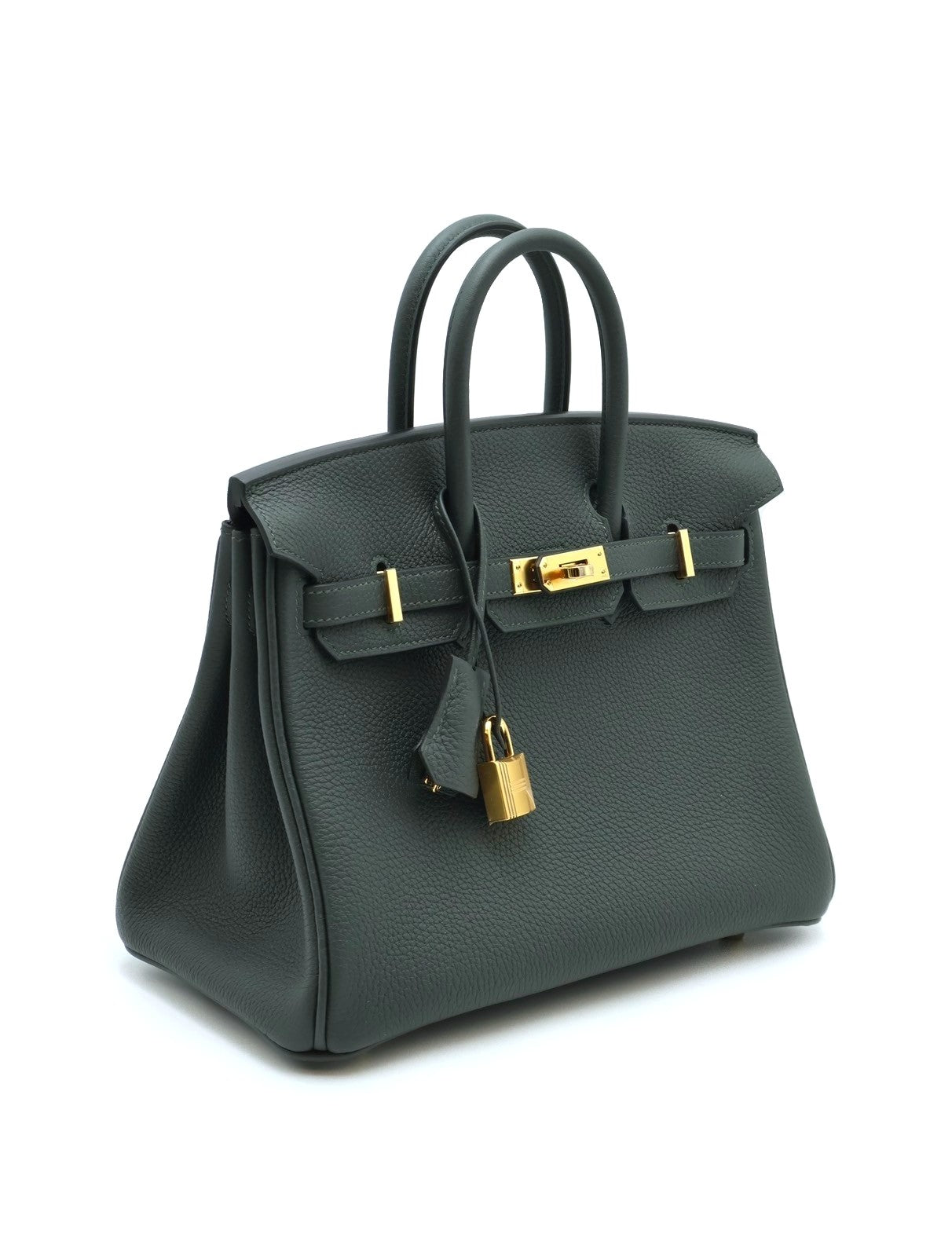 HERMES Birkin 25 - 灰綠金