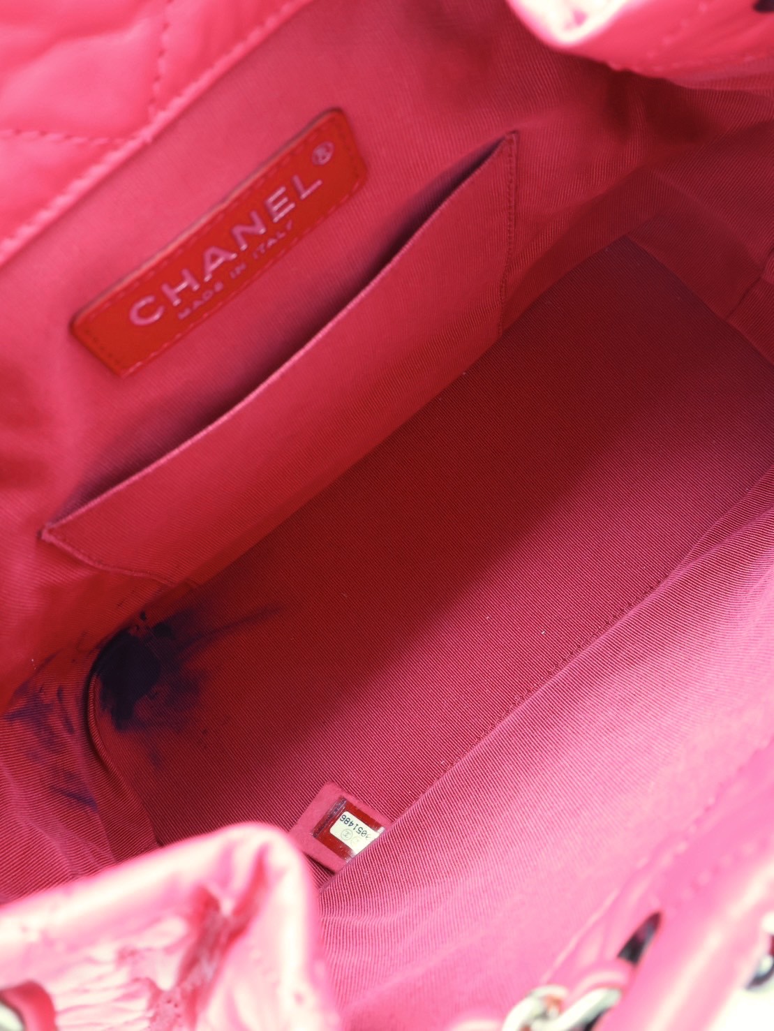 CHANEL Gabrielle復古雙肩流浪包 - 小號桃粉30開