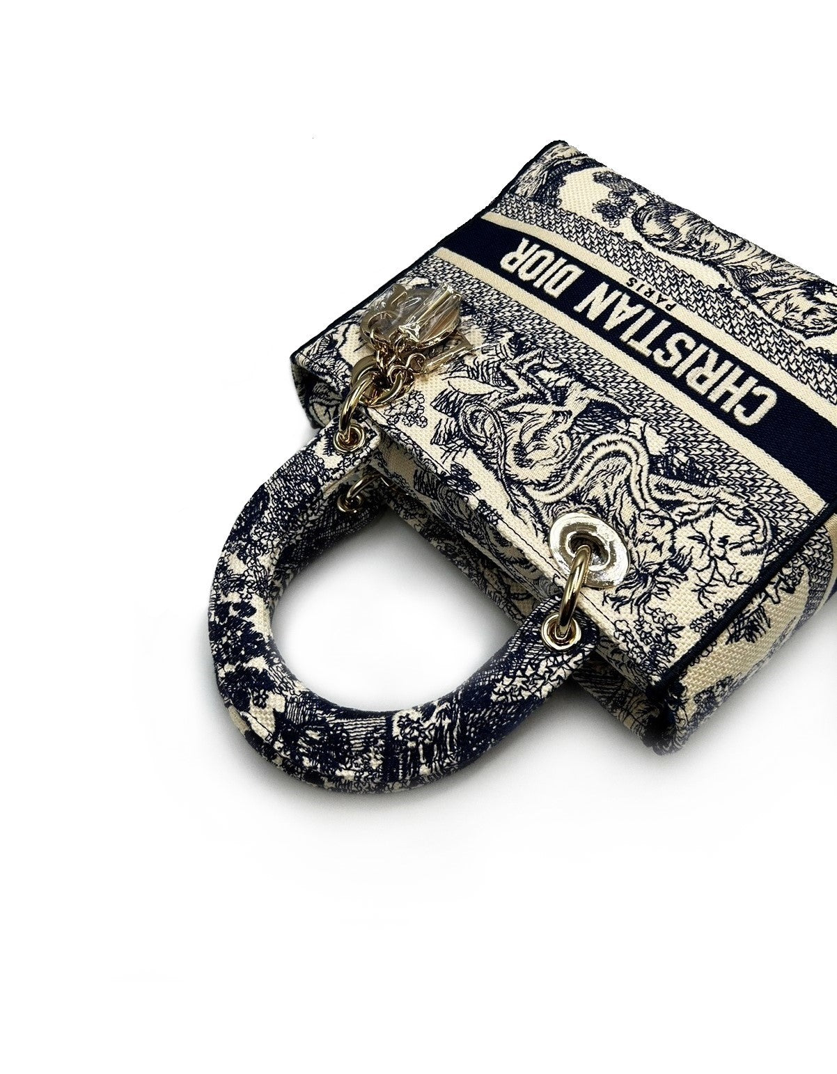 DIOR Lady D-Lite 中號 - 老虎