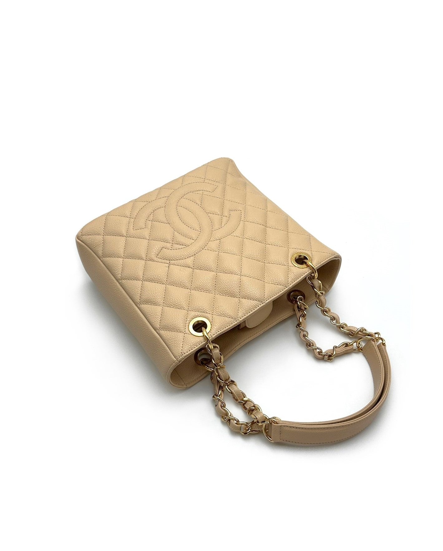 CHANEL PST小號托特 - 米色