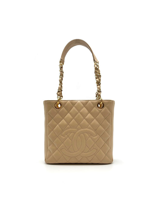 CHANEL PST小號托特 - 米色