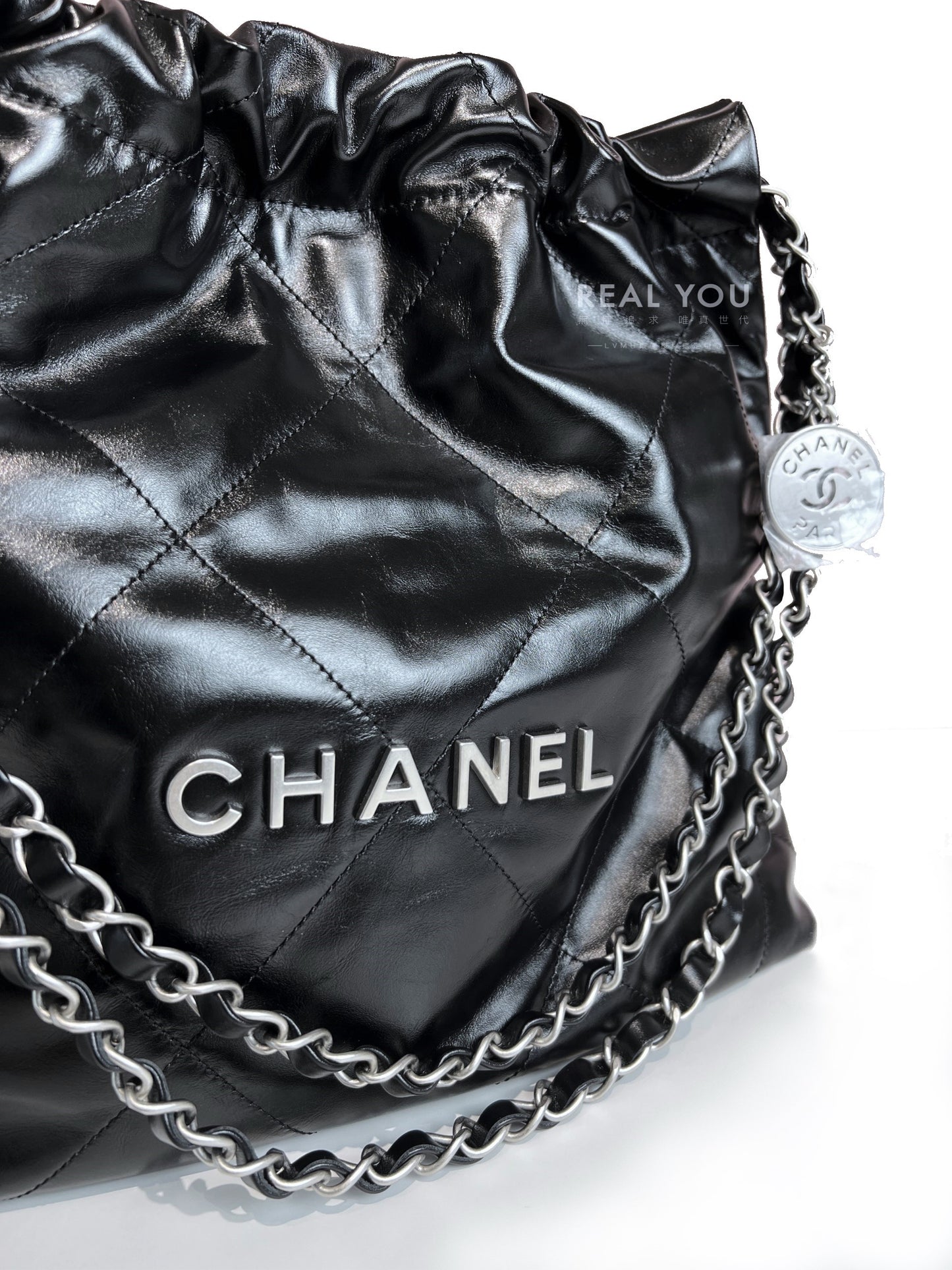 CHANEL 22 Bag - 小號黑銀