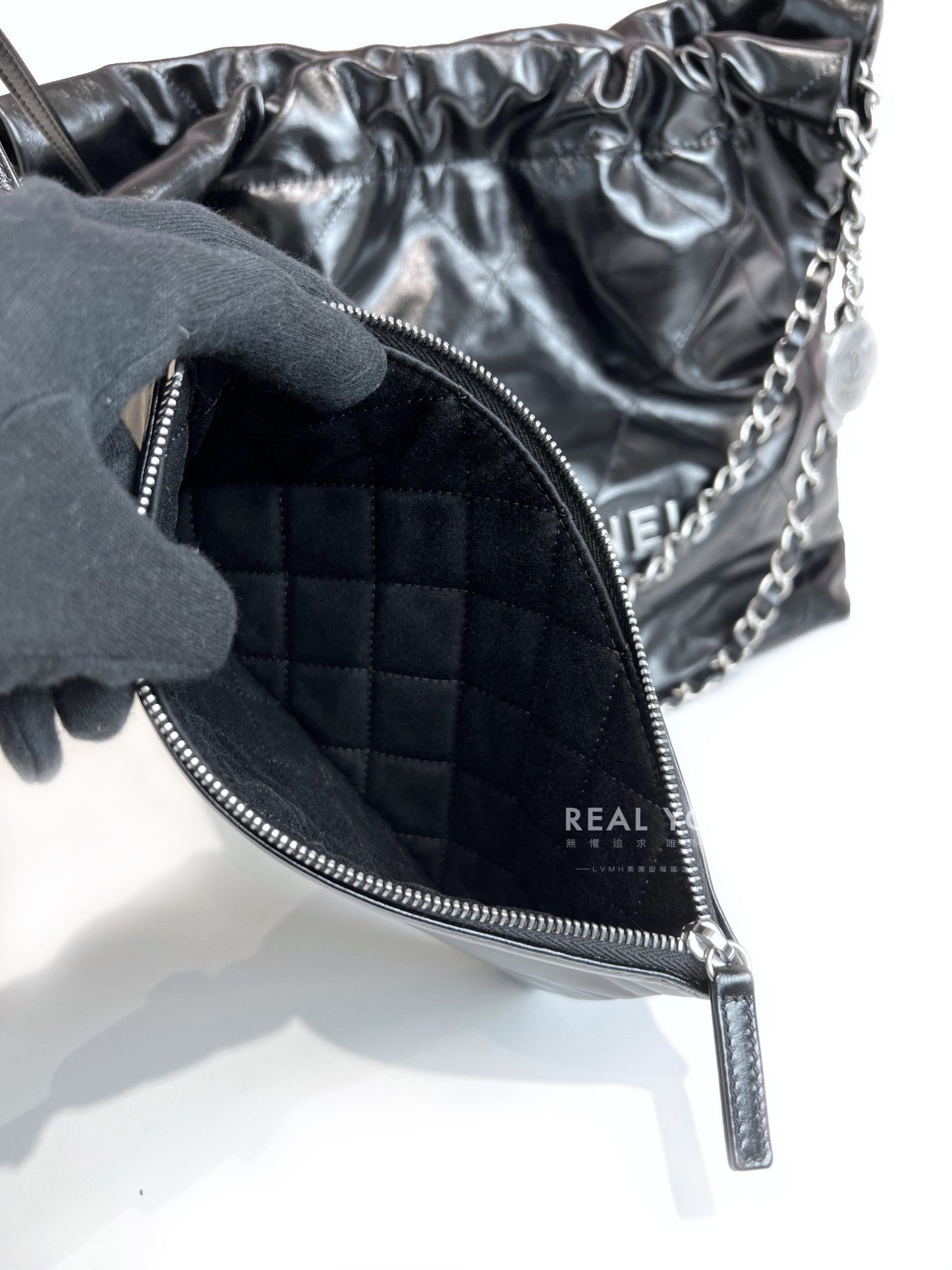 CHANEL 22 Bag - 小號黑銀