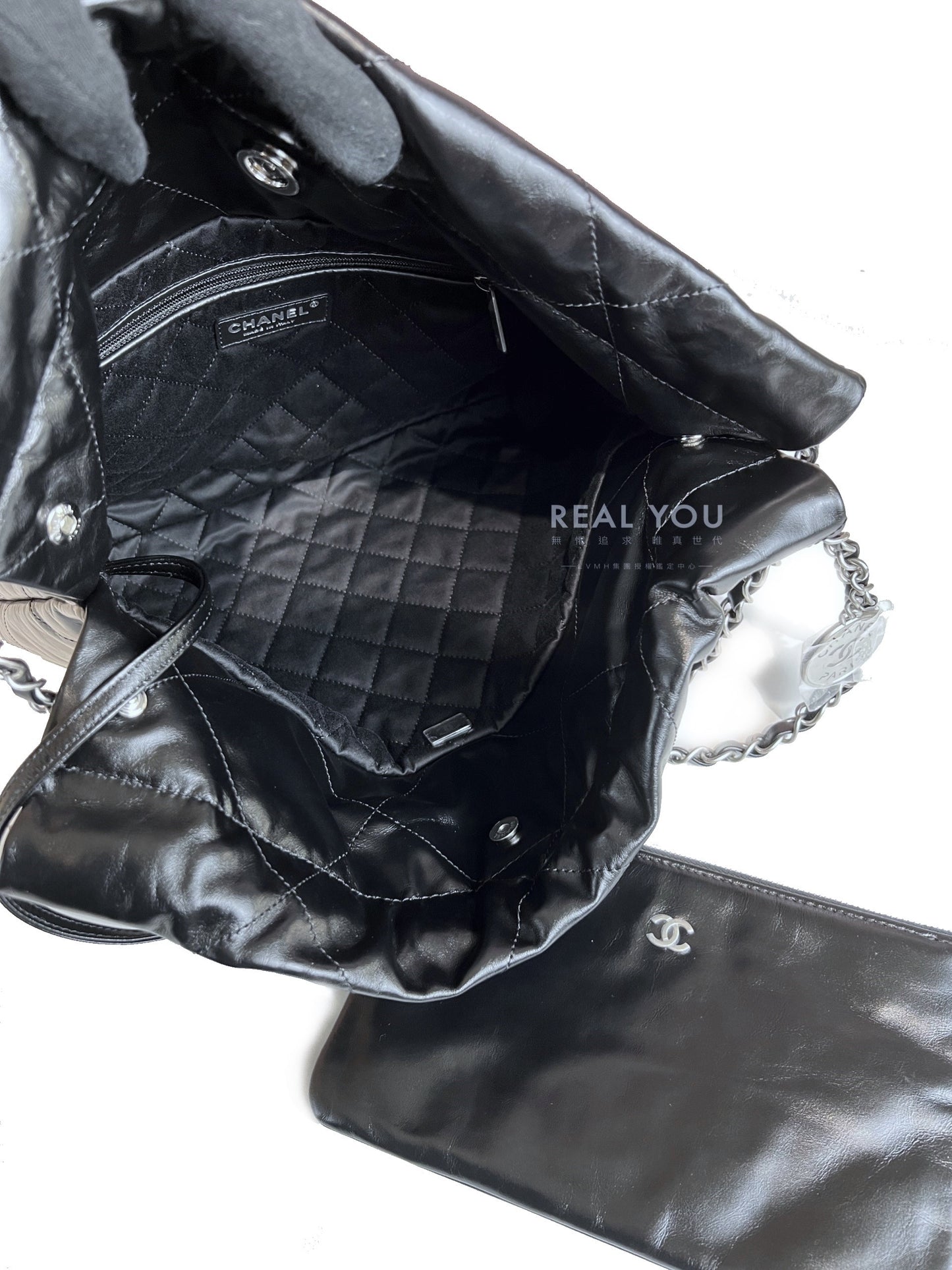 CHANEL 22 Bag - 小號黑銀