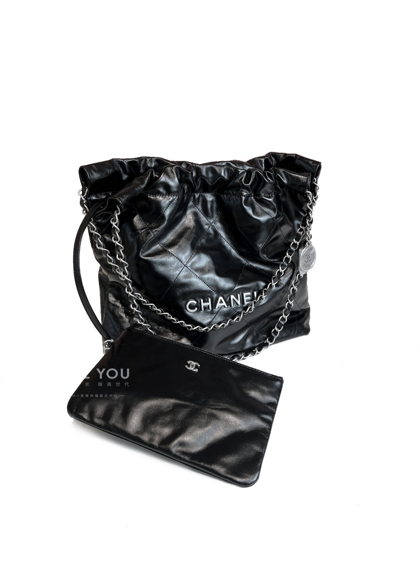 CHANEL 22 Bag - 小號黑銀