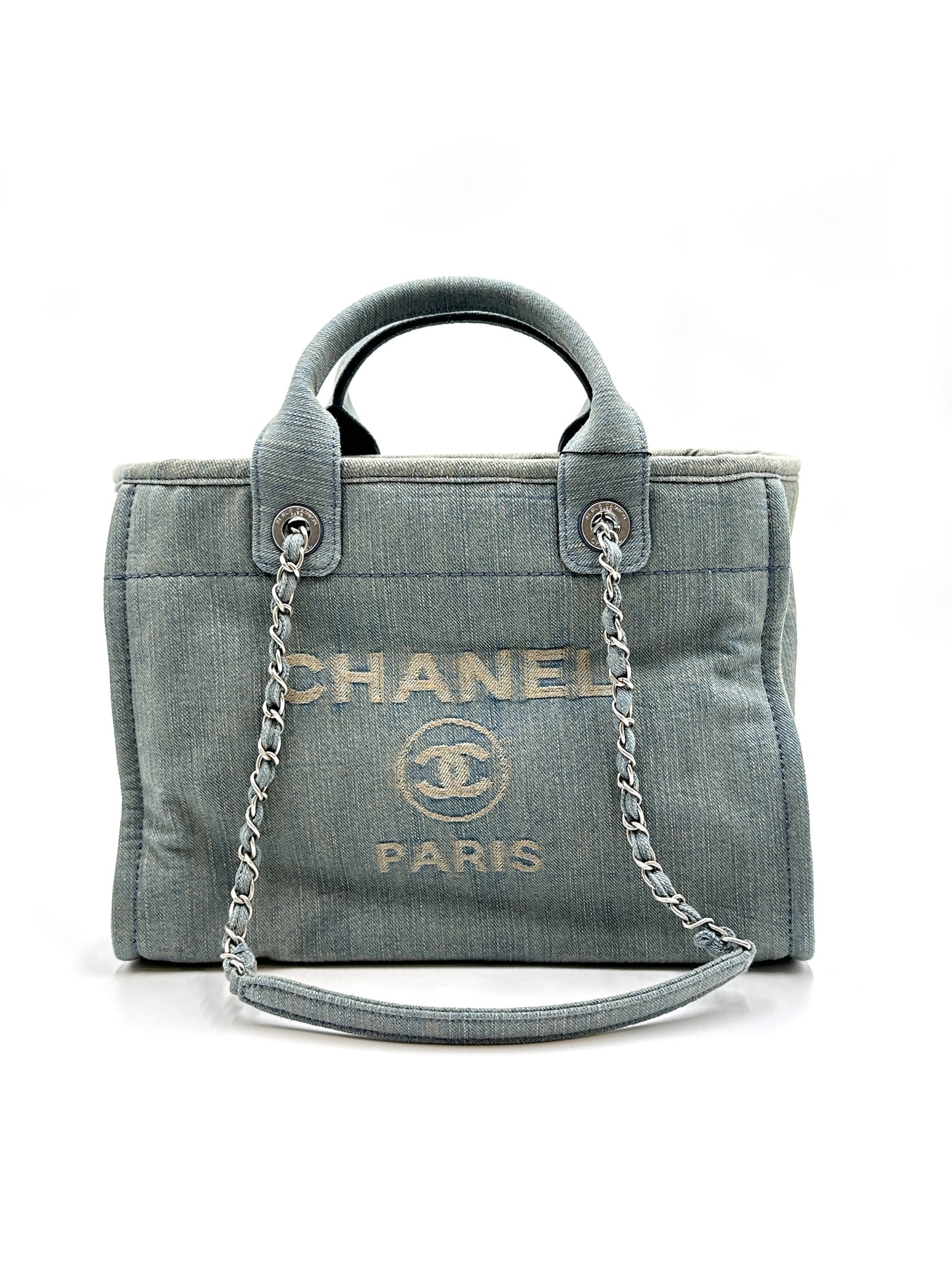 CHANEL 2023新款Tote沙灘包mini - 牛仔
