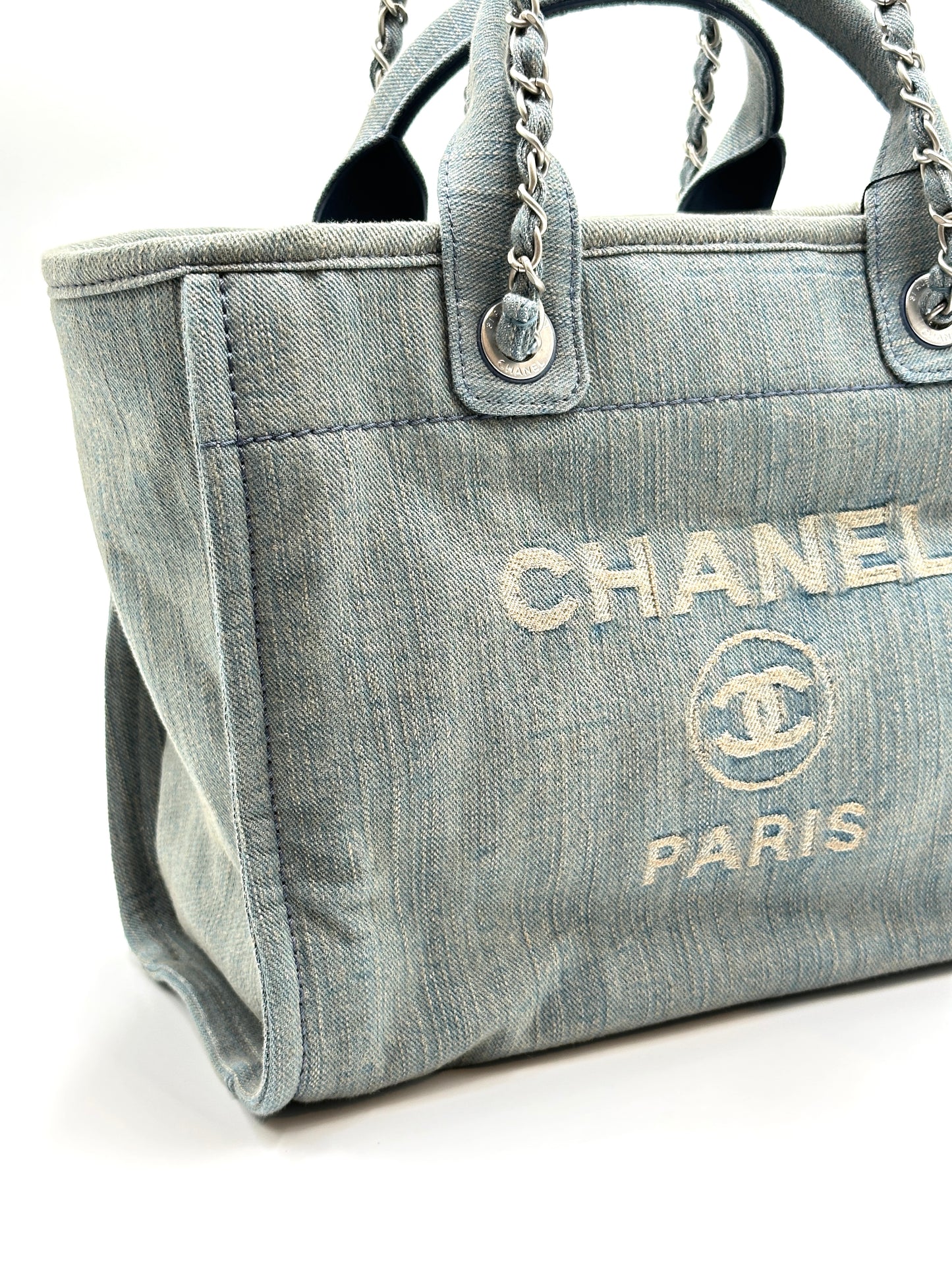 CHANEL 2023新款Tote沙灘包mini - 牛仔