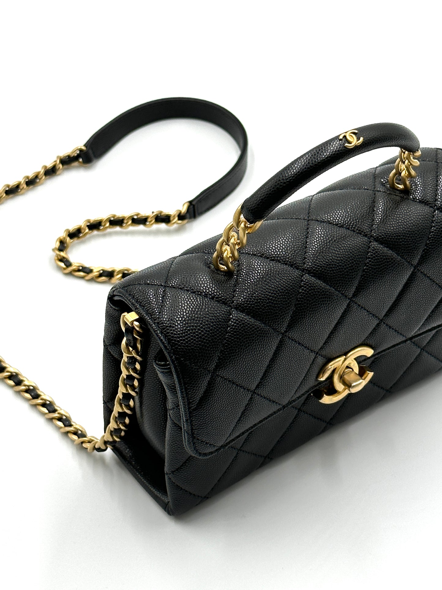 CHANEL 23S Carry me mini - 黑金