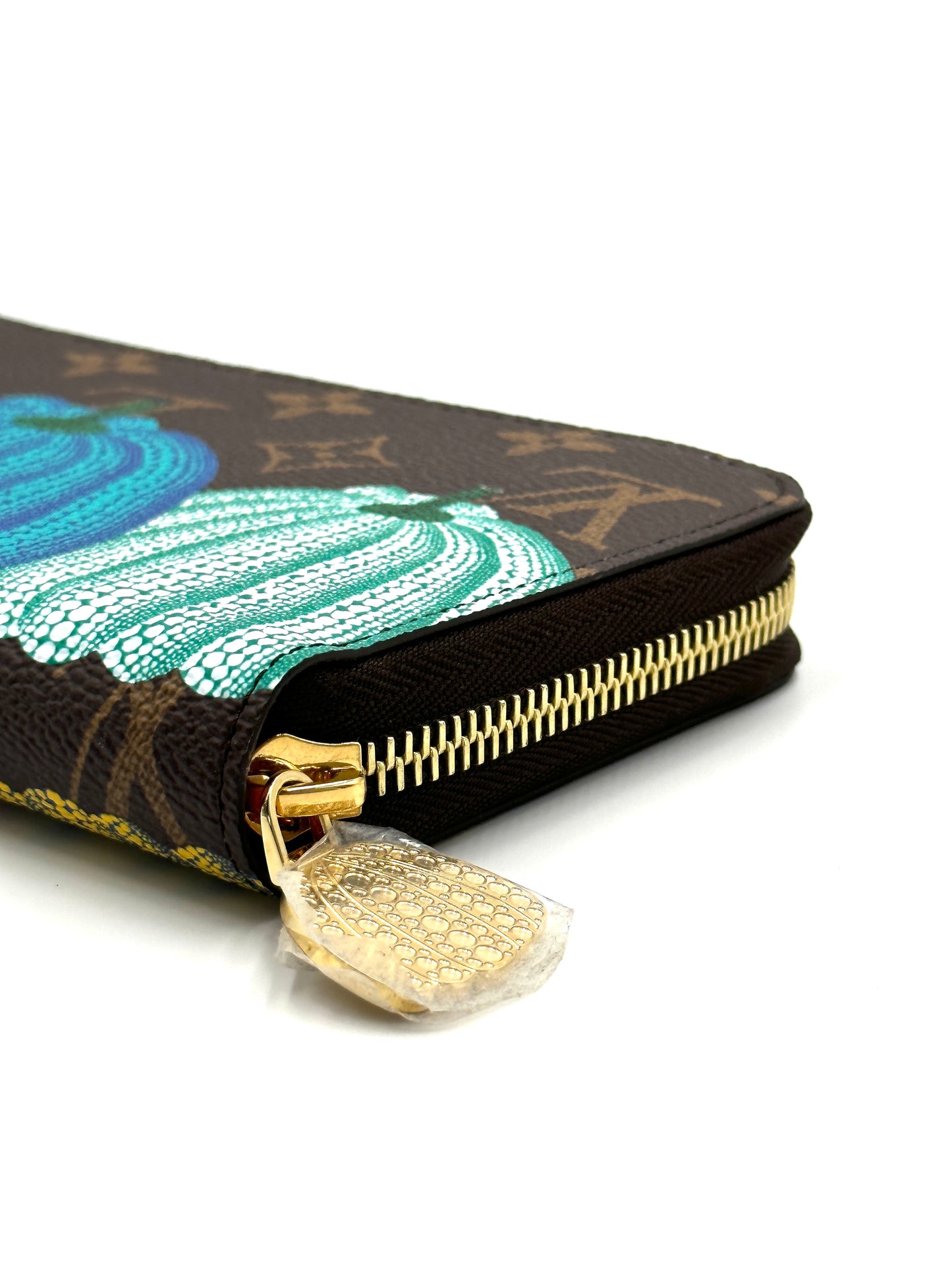 LOUIS VUITTON 草間彌生聯名款拉鍊長夾 - 彩色南瓜