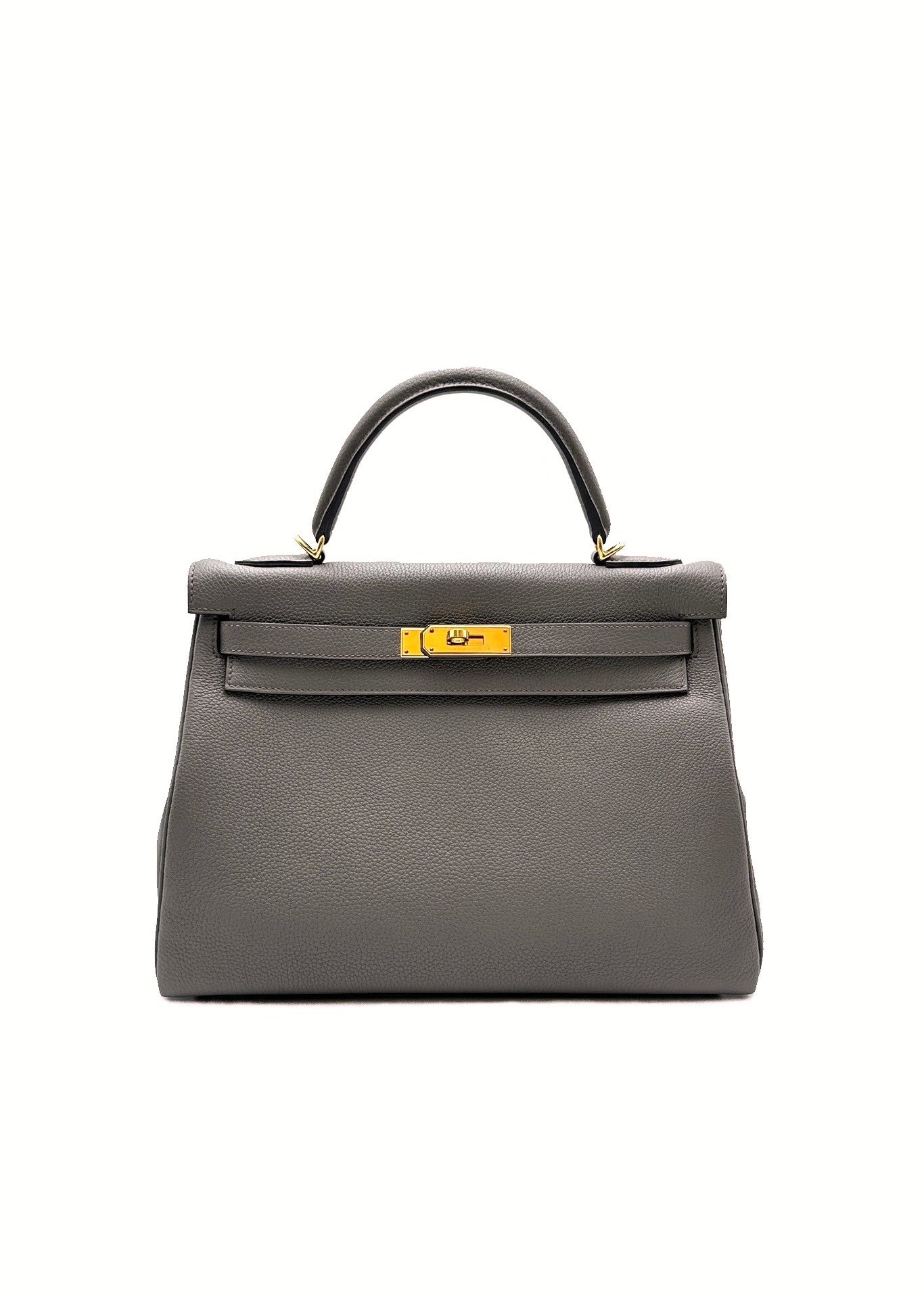 HERMES Kelly 32 - 錫器灰金 Z
