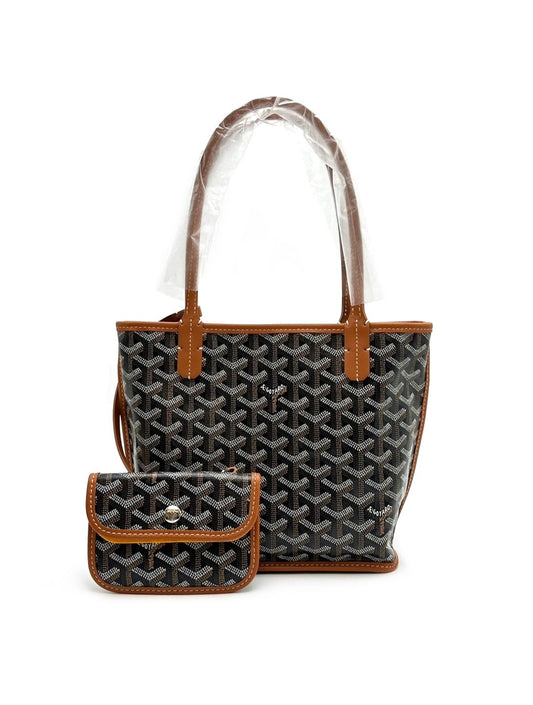 GOYARD Anjou mini tote - 棕