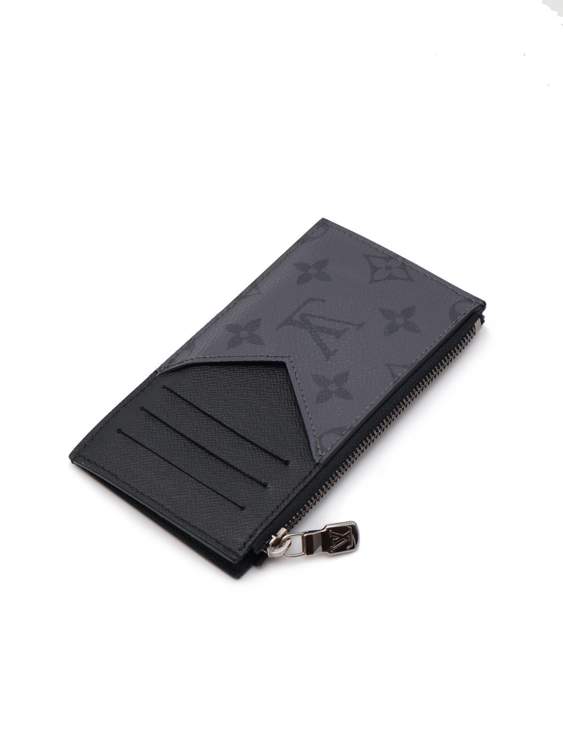 LOUIS VUITTON 零錢卡片包 - 灰老花
