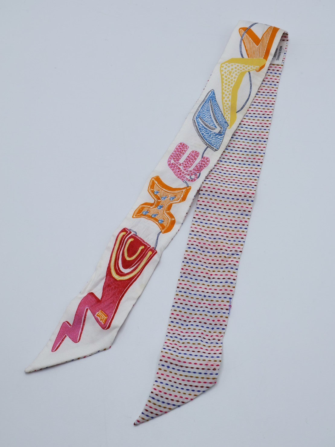 HERMES Twilly - Chevaloscope Pointille設計師刺繡款