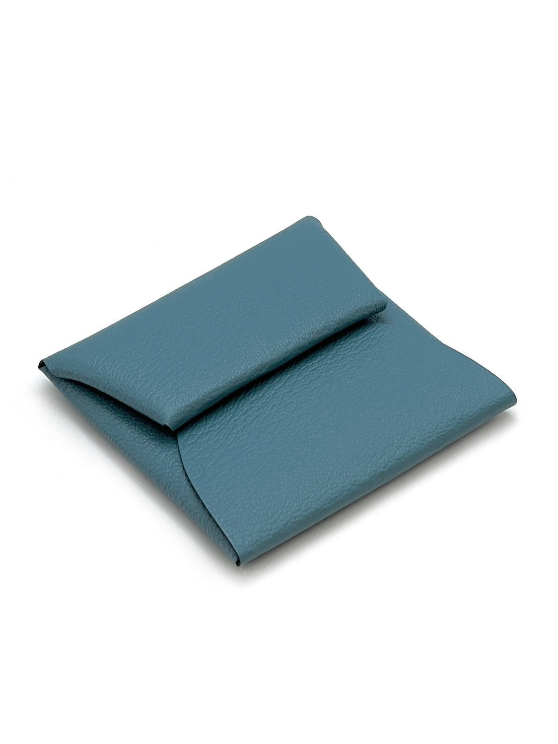 HERMES Chevre mysore bastia 卡包 - 新牛仔藍拚黑