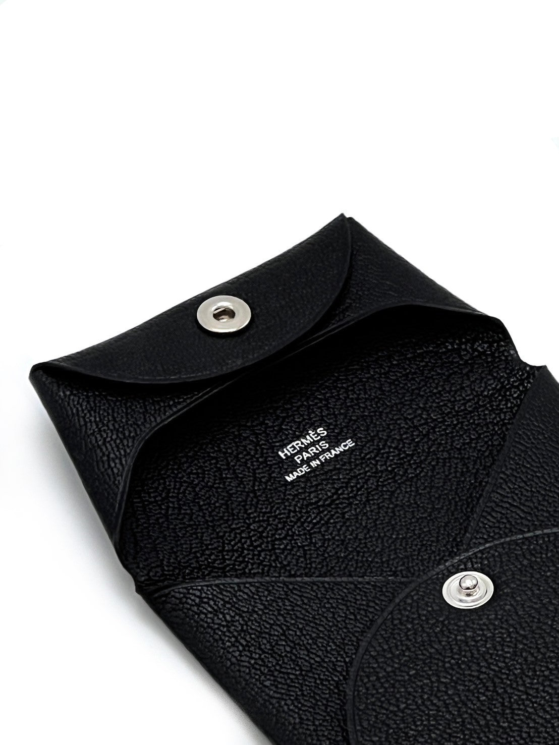 HERMES Chevre mysore bastia 卡包 - 黑