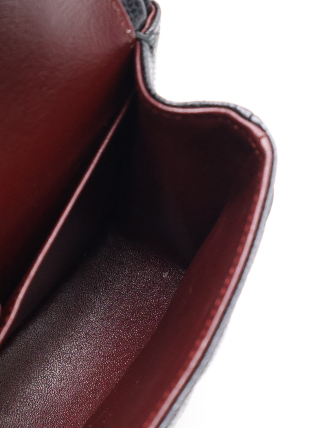 CHANEL 經典口蓋包 CF23 - 粒面牛皮黑金