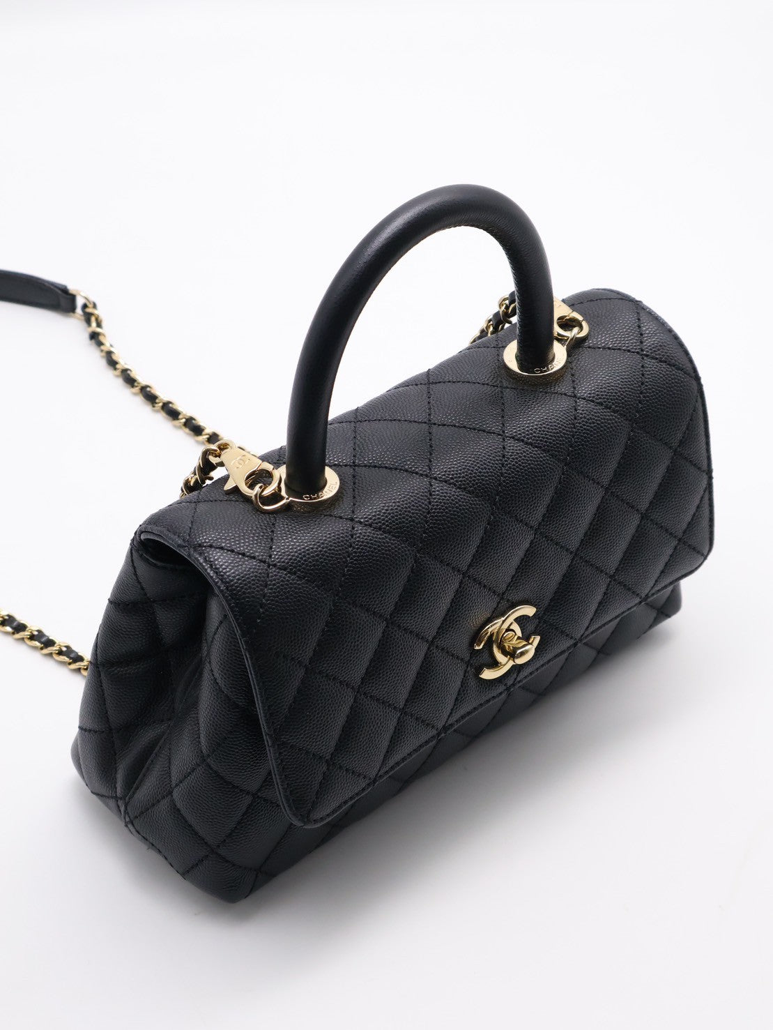 CHANEL Coco handle - 小號黑金