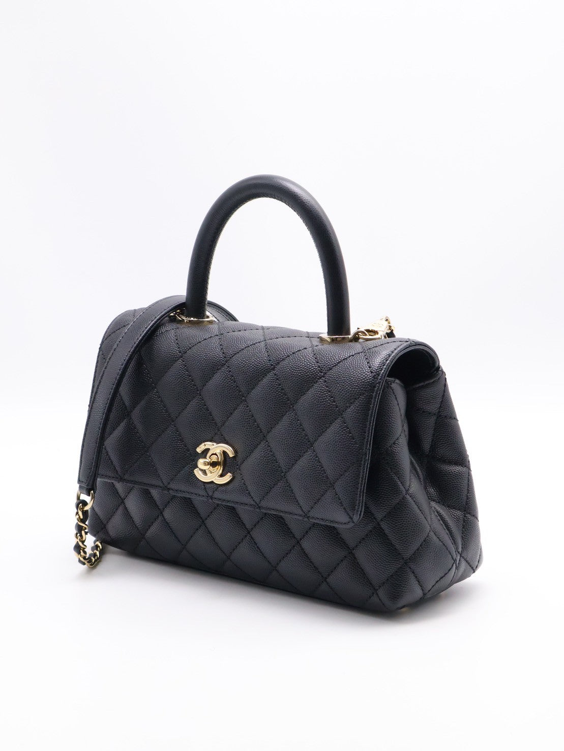 CHANEL Coco handle - 小號黑金